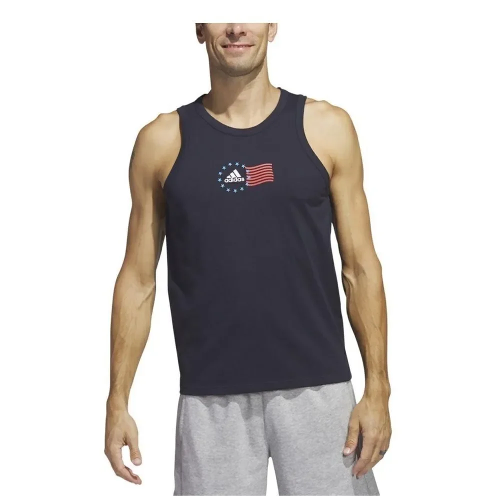 NWT Adidas American Flag Graphic Tank-Size Small/Men’s, shirt